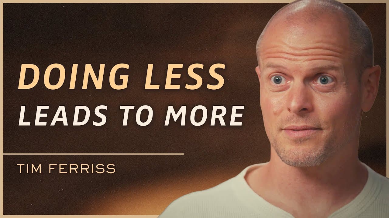 Thumbnail for The Hard Truth About Self-Improvement (After 25 Years of Experimenting) | Tim Ferriss