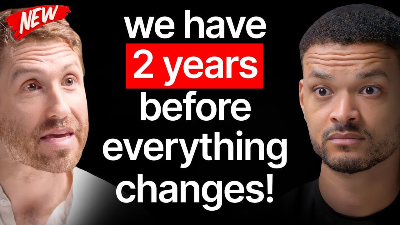 Thumbnail for AI Expert: We Have 2 Years Before Everything Changes! We Need To Start Protesting! - Tristan Harris